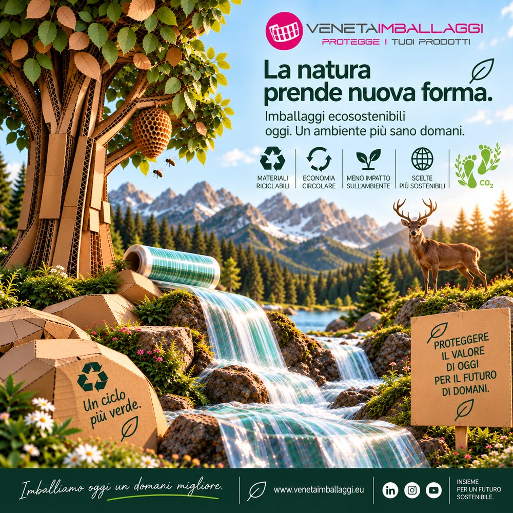 La natura prende nuova forma: imballaggi ecosostenibili oggi, un ambiente più sano domani
